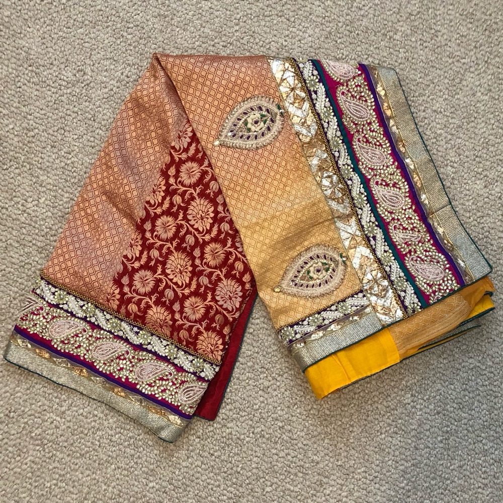 NWOT Indian Wedding Banarasi Sari